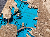 Mini San Francisco Bay 3D Wood Map
