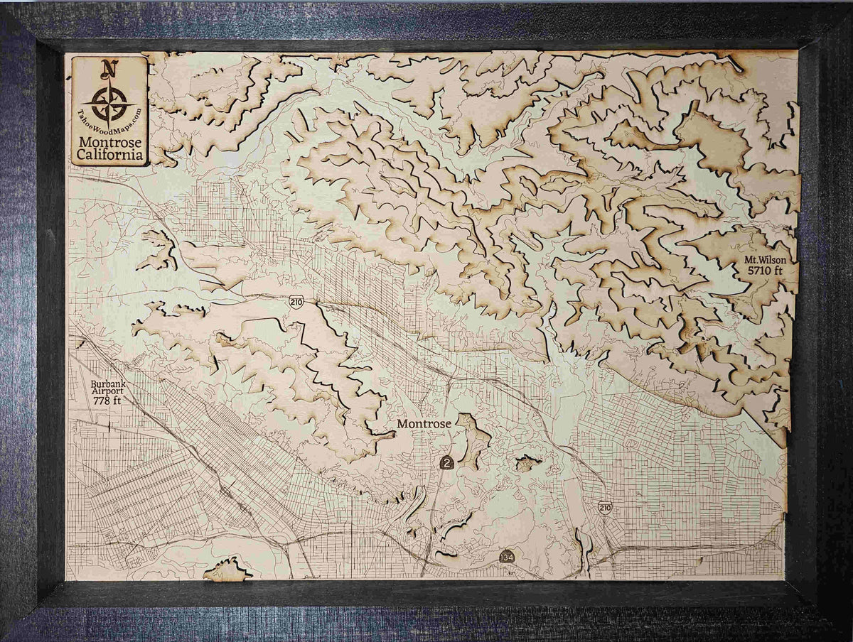 Montrose, CA – Tahoe Wood Maps