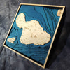 Mini Maui 3D Wood Map