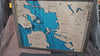 San Francisco Bay 3D Wood Map