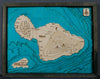 Maui 3D Wood Map