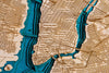 New York City 3D Wood Map, LG