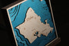 Mini Oahu 3D Wood Map