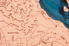 Pyramid Lake 3D Wood Map